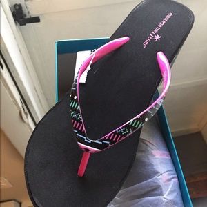 Buy one get one free !!!Tribal Wedge Flip flops
